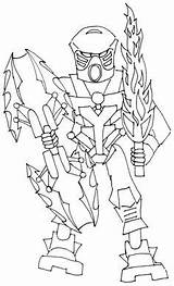 Bionicle Coloriage Tahu Imprimer Chima Malvorlage Daimond sketch template