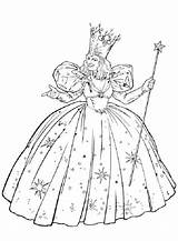 Coloring Oz Wizard Pages Printable Easy Witch Children Color Glinda Good Sheets Kids Print Wicked Gianfreda Beautiful Book sketch template