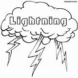 Lightning Coloring Designlooter Book Drawings sketch template