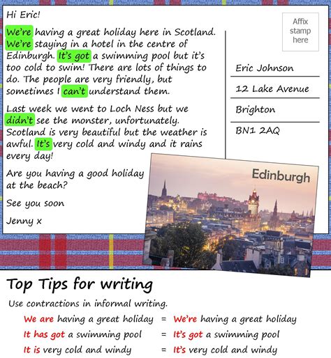 postcard  scotland learnenglish teens british council