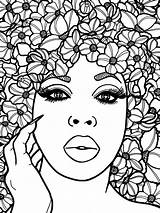 Afro Crochet Hair Soulbearingquotes Zentangle Hercrochet sketch template