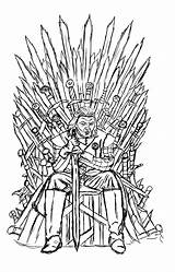 Throne Ned Starck Fernsehserie Adulte Tronos Justcolor Shows Malbuch Erwachsene Adultos Mandalas Dragones Bezoeken sketch template