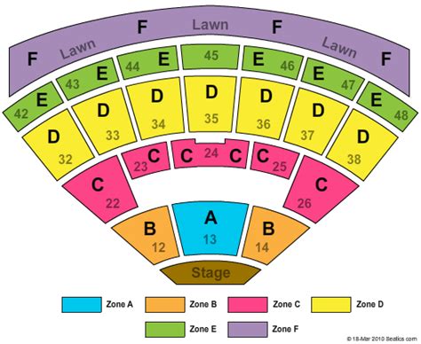 blossom  center seating chart