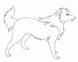 Collie Angel sketch template