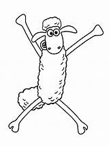 Coloring Shaun Sheep Pages Kids Cartoons Geronimo Stilton Ahsoka sketch template