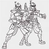 Coloring Wars Star Pages Squad Delta Clone Printable Trooper Commander Template sketch template