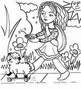 Lamb Mary Coloring Pages Had Little Another Remote Robot Control sketch template