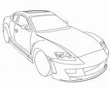 Mazda Coloring Rx Pages Miata Color Drawing Printable Supercoloring Line Print Categories Getcolorings Printables Choose Board sketch template