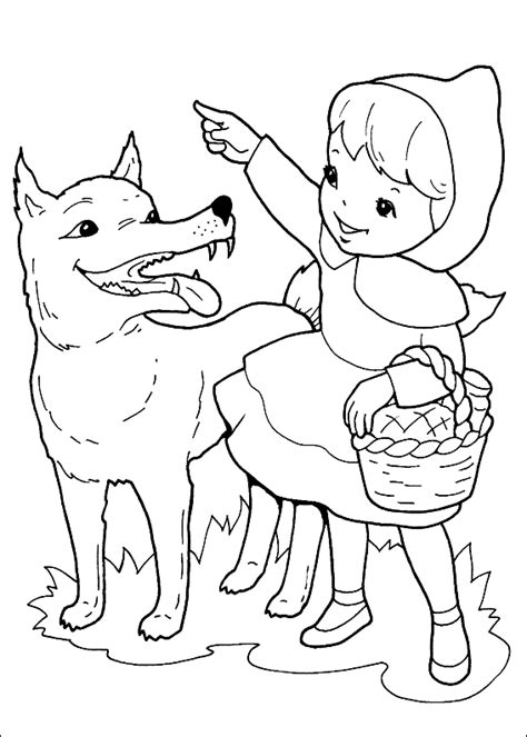 red riding hood coloring pages coloringpagesabccom