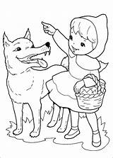 Riding Hood Red Little Coloring Pages Colouring Kids Printable Sheets Colour Coloringpagesabc Chaperon Coloriage Ausmalbilder Wolf Drawing Posted Para Fairytale sketch template