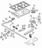 Cooktop Jenn Oven Searspartsdirect Assembly Hinge Downdraft sketch template