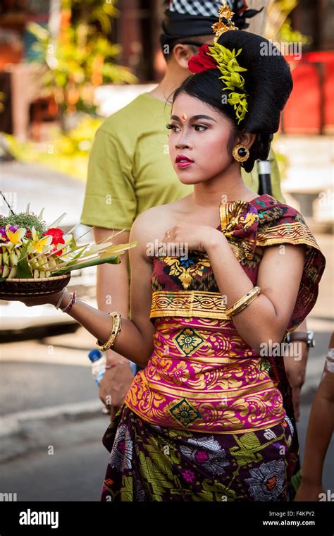 pretty balinese woman  res stock photography  images alamy