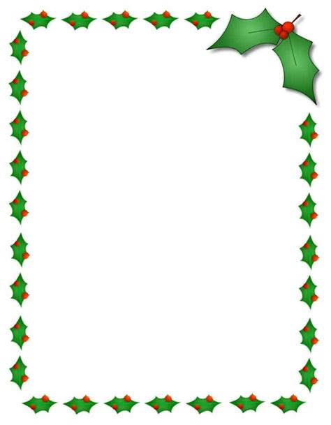 christmas borders  frames printable templates