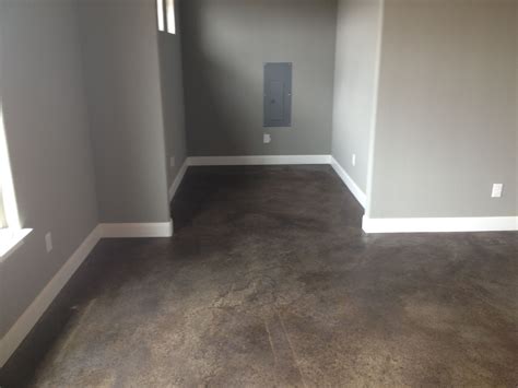 schrimshe rcontracting concrete stained floors house flooring