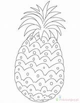 Coloring Abacaxi Ananas Kolorowanki Dzieci Fruta Owoce Planse Colorat Melon Preschoolers Różne Warzywa Głównie Są Uczą Rozpoznawać Zwykłych Którzy Oprócz sketch template