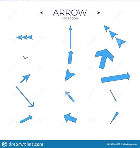 Colorful Arrows Arrows Colorful Set Arrow Logo Concept Curly And