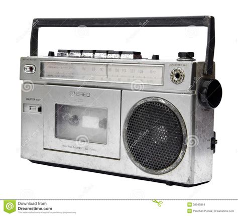 Vintage Radio Cassette Recorder Stock Images Image 38545814