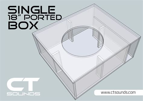 single   ported subwoofer box design subwoofer box design box design subwoofer box