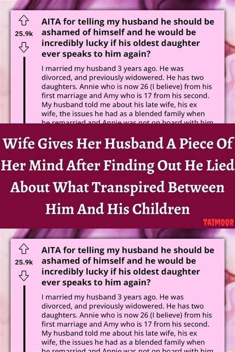 wife gives her husband a piece of her mind after finding out he lied