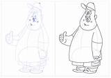 Draw Easy Cartoon Characters Soos Ramirez sketch template