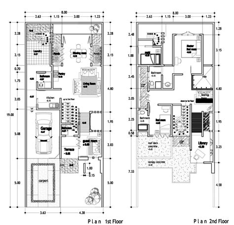 gambar denah rumah minimalisukurannya freewaremini