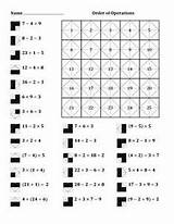 Integers Matematicas Secundaria Matematicos Mosaico Parentheses Chessmuseum Operaciones Subtraction sketch template