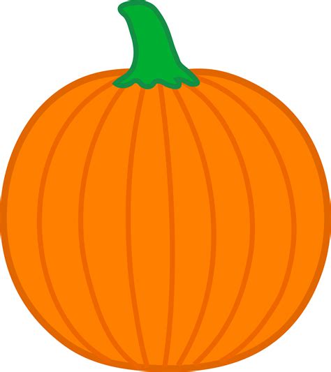 simple orange halloween pumpkin  clip art