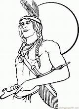 Coloring Native American Pages Designs Printables Popular sketch template