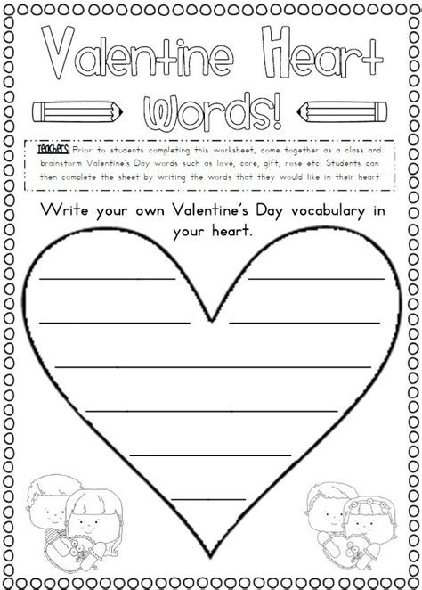 valentines day printable worksheets tedy printable activities