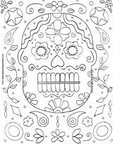 Coloring Halloween Pages Hard High Lit Mask Dia School Muertos Colouring Los Print Color Printable Clipart Really Difficult Resolution Getcolorings sketch template