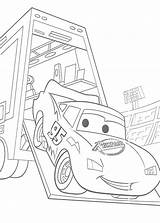Mcqueen Coloring Pages Lightning Cars Truck Trailer Printable Colorin Getcolorings Monster Color Print Getdrawings sketch template