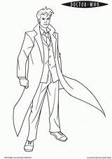 Doctor Coloring Pages Who Printable Printables Kids Colouring Dr Sheets 10th Books Torchwood Book Character Bbc Color Tennant David Men sketch template
