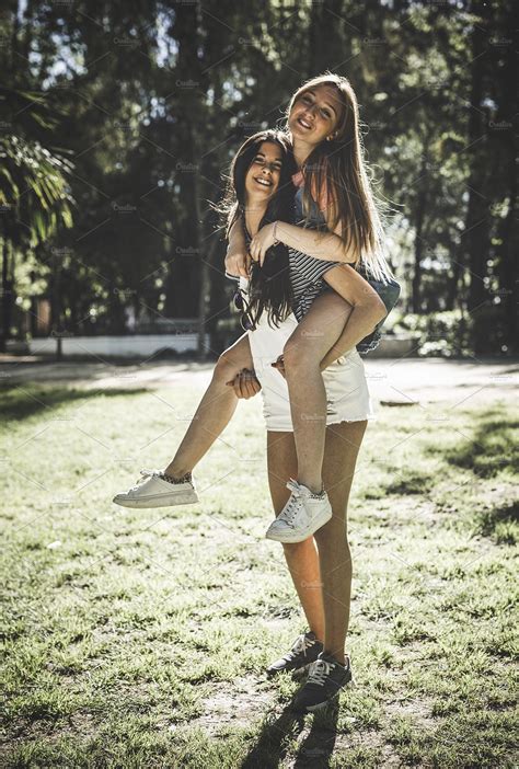 Lesbian Couple Together High Quality People Images ~ Creative Market