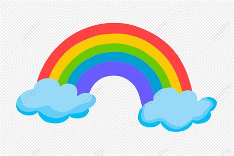 cartoon rainbow cartoon rainbow cloud rainbow png transparent