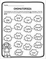 Onomatopoeia Flipbook sketch template