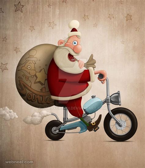 25 Funny Santa Claus Pictures And Digital Artworks For You
