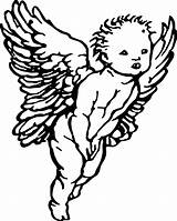 Angel Cherub Baby Drawing Coloring Clipart Pages Vector Drawn Vintage Angels Getdrawings Svg Sketch Halo Drawings Child People Hand Book sketch template