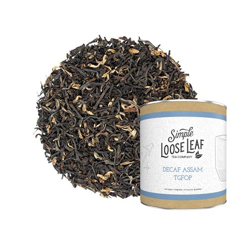 decaf teas      decaffeinated loose leaf teas