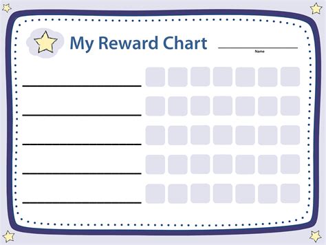 kids sticker chart  printable   sticker chart templates