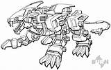 Liger Zoids Zoid All4 Printablecolouringpages Disimpan Dari sketch template