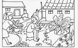 Mewarnai Kelas Anak Pemandangan Sketsa Sekolah Desa Lomba Paud Makan Kerupuk Getdrawings Kebun Warna Berwarna Tentang Dimensi Entitlementtrap Sheets sketch template