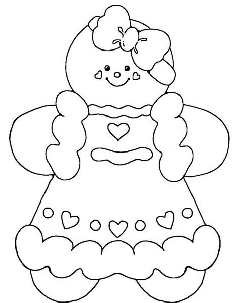 inesyfederico clases gingerbread woman coloring pages