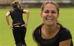Jude Cisse Flashes Her Thong As She Trains With A Team Of Wags For A