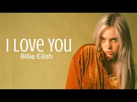 billie eilish  love  lyrics video mofykumer