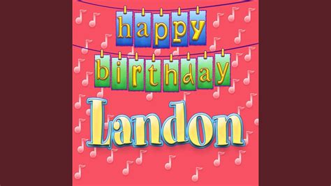 happy birthday landon personalized youtube
