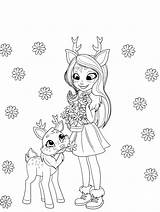 Enchantimals Pages Coloring Printable Youloveit sketch template