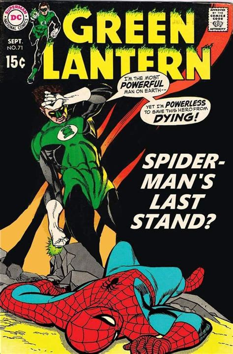 Green Lantern Spider Man Marvel Comics Superheroes Dc