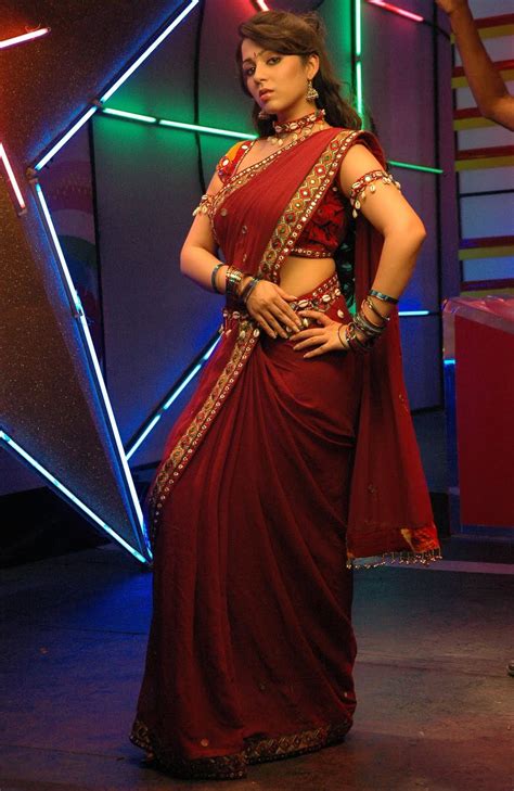 Sexy Actress Charmi Hot Saree Photos Images Stills Gallery Spicy