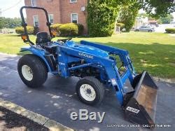 holland tc tractor  loader wd diesel hp mid pto rear hydraulics