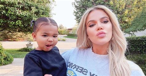 khloé kardashian from kuwtk and her daughter true look glamorous in